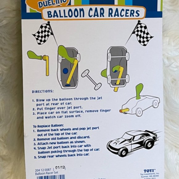 Outdoor Fun Balloon Cars, Bubbles and Sidewalk Chalk Bundle - Picture 4 of 8